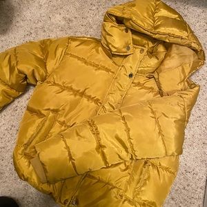 Mustard Puffer Jacket